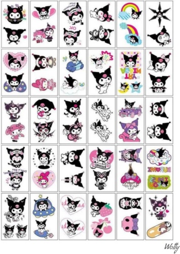 Тату Wotty Kuromi 30шт 5см*7.5см