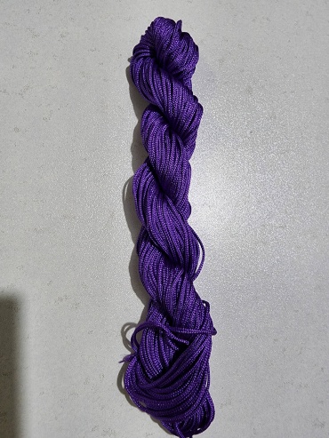 Macrame шнур для браслетов фиолетовый