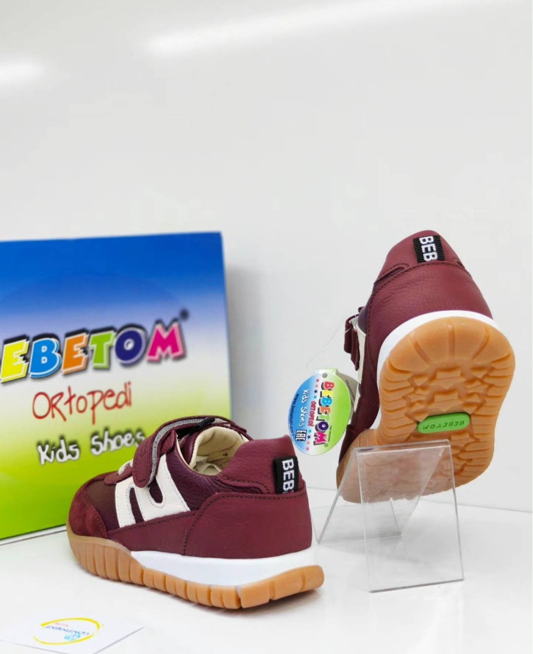 Кроссовки Bebetom бордовый