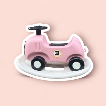 Каталка NaZar kids NaZar kids каталка 2в1 качалка розовый