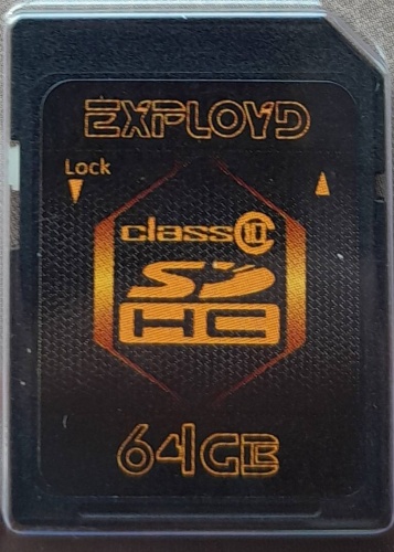 Карта памяти Exployd Secure Digital XC EX064GSDXC10 64 Гб