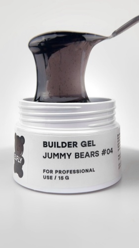 B-Fly гель JUMMY BEARS #04 черный 15 мл