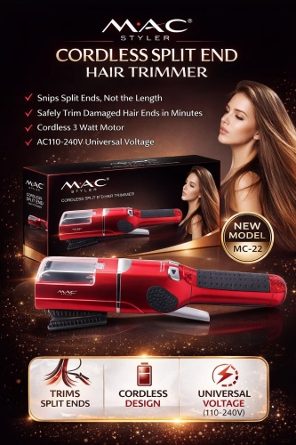 MAC Styler машинка для стрижки MC--22 черный, красный