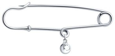 Булавка Diamant 94-140-00373-1 вес 4.03 г серебро, без вставок