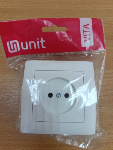 Розетка UNIT VITA, белый