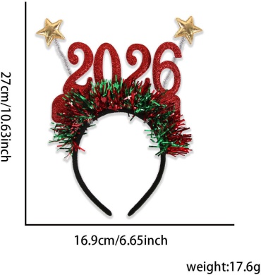 Новогодний ободок 2026