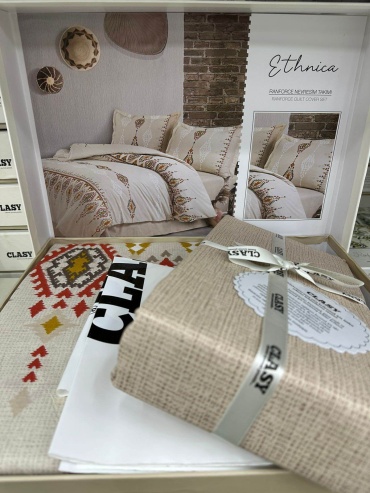 Комплект CLASY Clasy Ethnica 2-спальный хлопок, ранфорс, 2 наволочки: 50x70 см