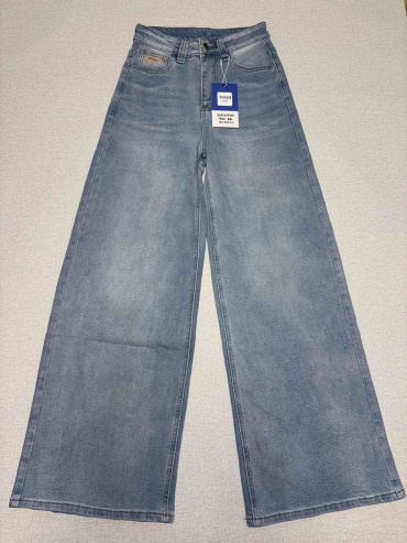 Джинсы кюлоты голубой