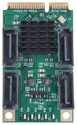 Переходник MRM-POWER miniPCI-E - SATA 4x