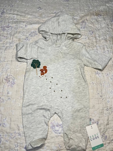 Слип Baby Code серый
