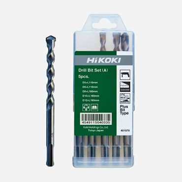 Набор буров SDS-plus Hikoki 401979, 5х160 мм, 5 шт