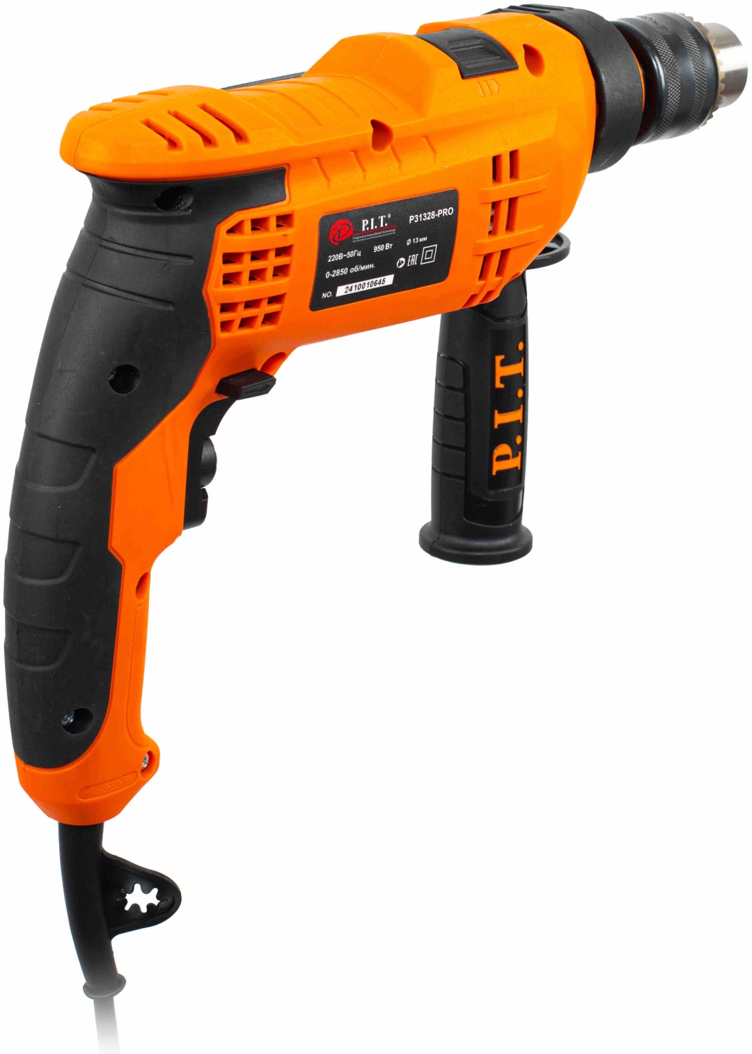 Дрель P.I.T. P31328-PRO, 950 Вт