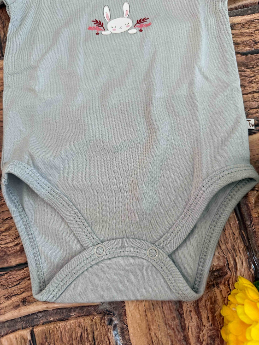 Боди Twins Textile серый