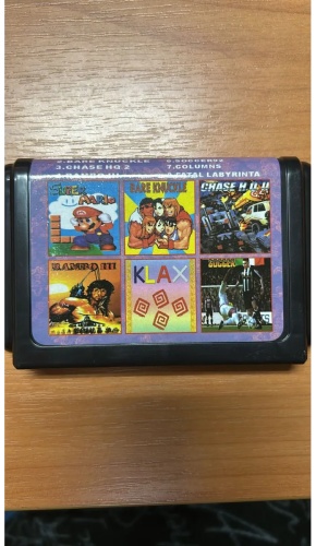 Rambo III, Klax, Columns, Chase HQ, Super Mario SEGA ENG