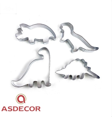 Asdecor форма 2695ВД "Динозавры" 4 шт