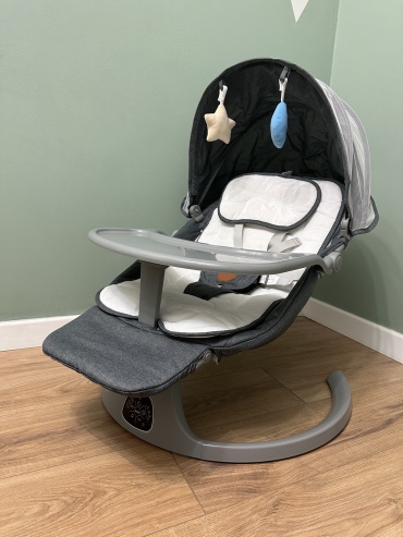 Шезлонг babyfix S008 Papy Max серый