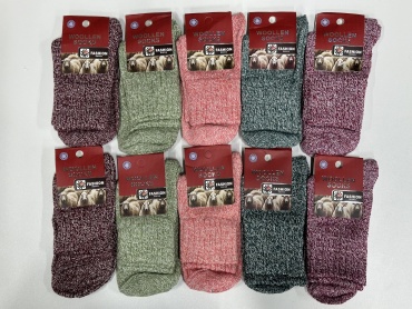 Носки Wool socks 5 пар мультиколор 36-40
