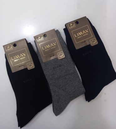 Носки LIMAX 3 пары черный 41-45