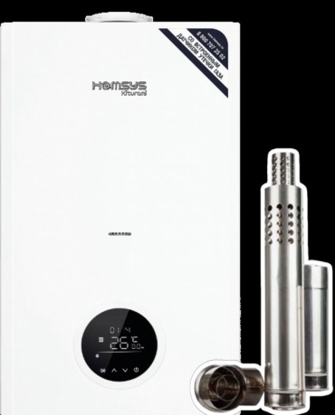 Газовый котел Kiturami World Alpha E 13 с дымоходом