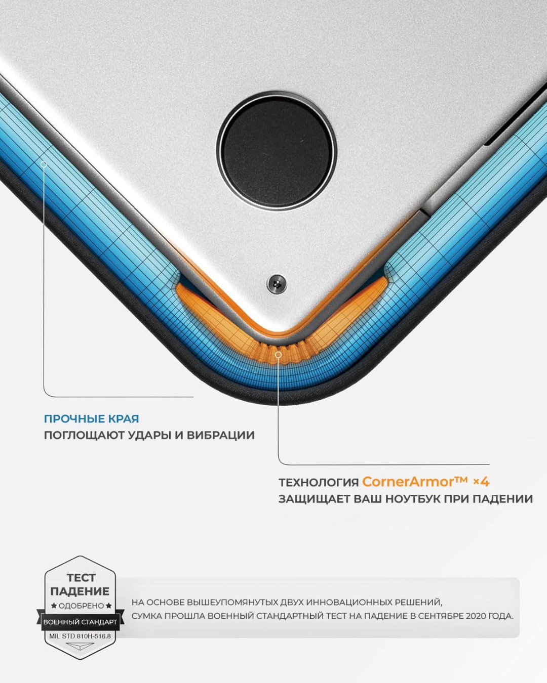 Сумка Tomtoc Defender-A42 до 16.2" черный