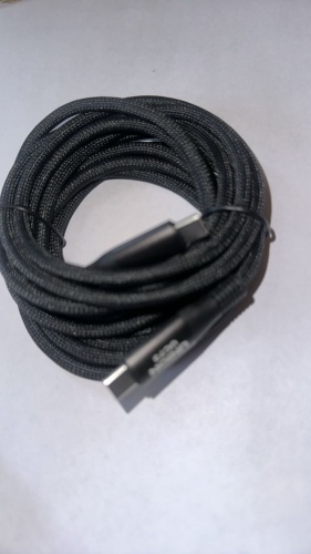 Кабель USB TypeC (F), USB Type-B (M), 3 м, черный