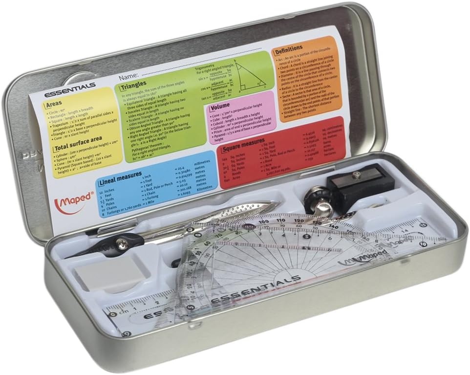 Готовальня Maped 194609, предметов 9 шт