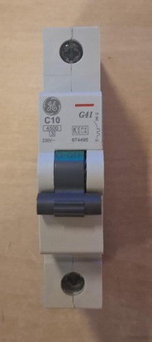 General Electric автоматический выключатель 1P 10 A, 4.5 кА, 230 В