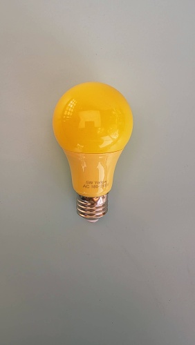 Лампочка 5W E27, светодиодная, желтый