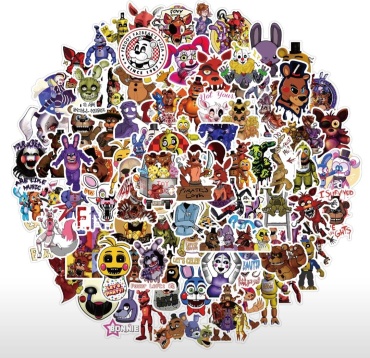 Стикер- наклейки Five Nights at Freddy's (FNAF) 30328146_778443125 45