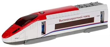 Поезд Технопарк ПОЕЗД СКОРОСТНОЙ 444784, металл, белый