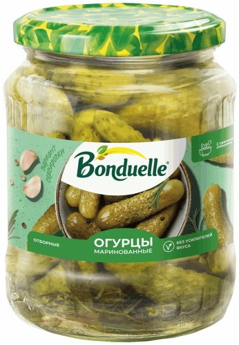 Bonduelle огурцы маринованные 680 г