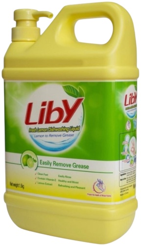 Liby гель для посуды Fresh lemon 1.5 кг