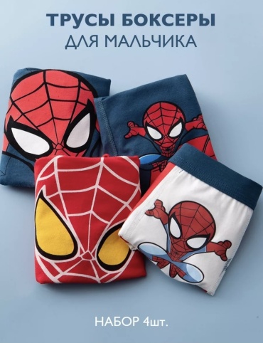 Боксеры мультиколор