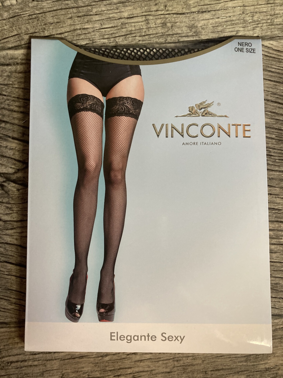 Чулки Vinconte черный