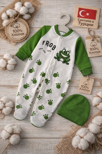Слип Sercinyo Baby зеленый