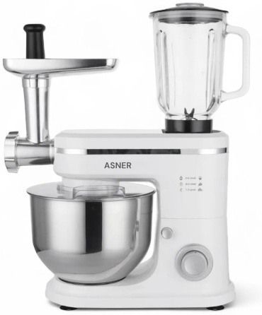ASNER max T09 белый, стальной