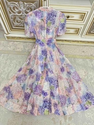 Вечернее платье ZIMMERMANN розовый