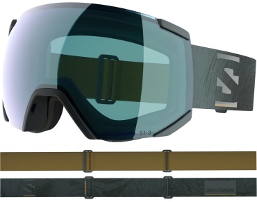 Маска горнолыжная Salomon Radium Photo L47892500 черный размер one size