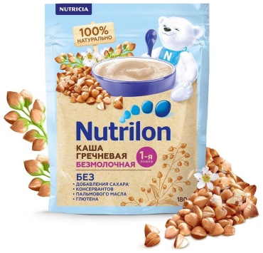 Nutrilon гречка безмолочная, с 4 месяцев
