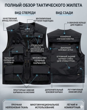 Жилет 30440047_Мужская жилетка XL