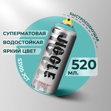 JIGGLE краска AQUAMARINE 53105 JG синий 520 мл