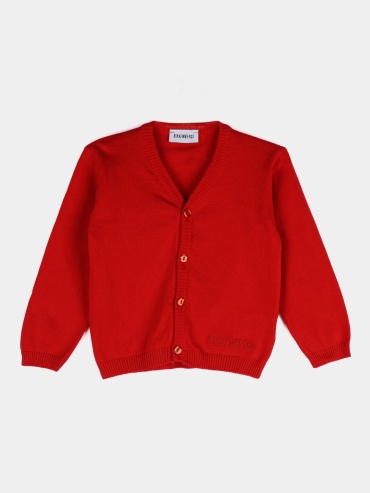 Кардиган Bikkembergs kids красный