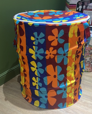 Корзина для игрушек 70x50x70 см, текстиль, полиэстер