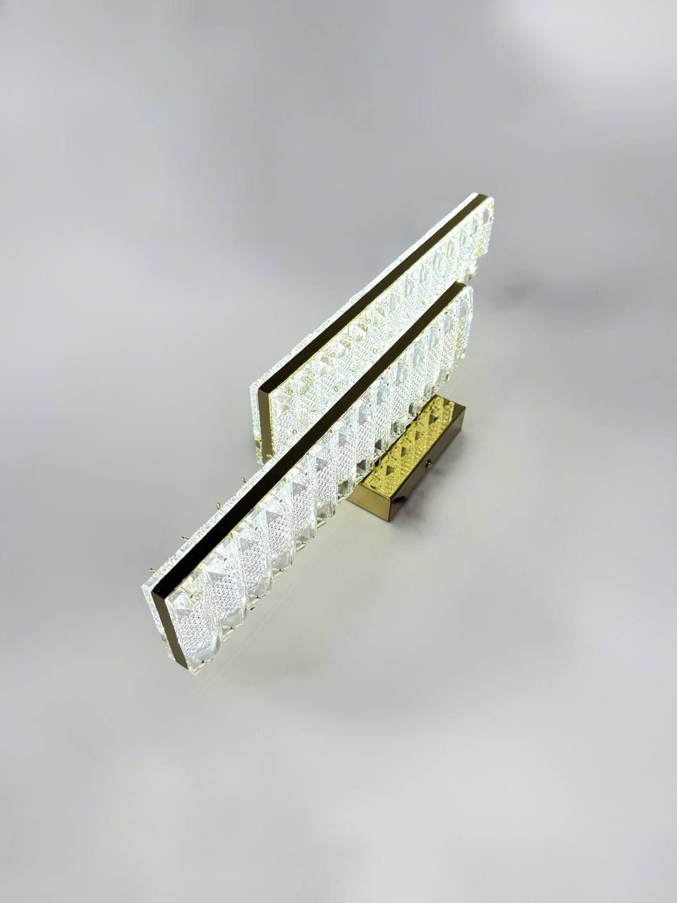 Бра настенный N-SU LED, золотистый, прозрачный
