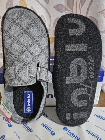 Тапочки inblu серый