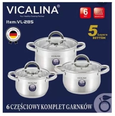 Набор кастрюль VL Da Vinci 21092007 6 в 1