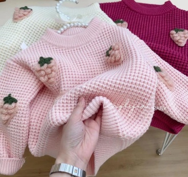 Свитшот белый, розовый