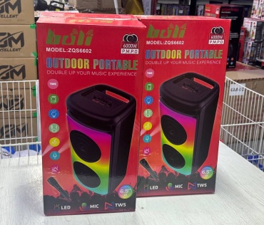 Портативная колонка ZQS-6602 черный