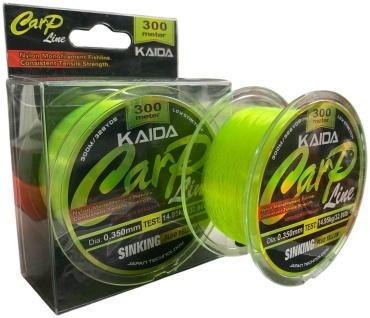 Kaida монофильная леска Kaida Carp 0.35 мм зеленый