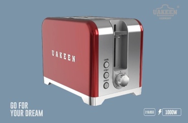 Тостер Uakeen Germany 955746861 красный